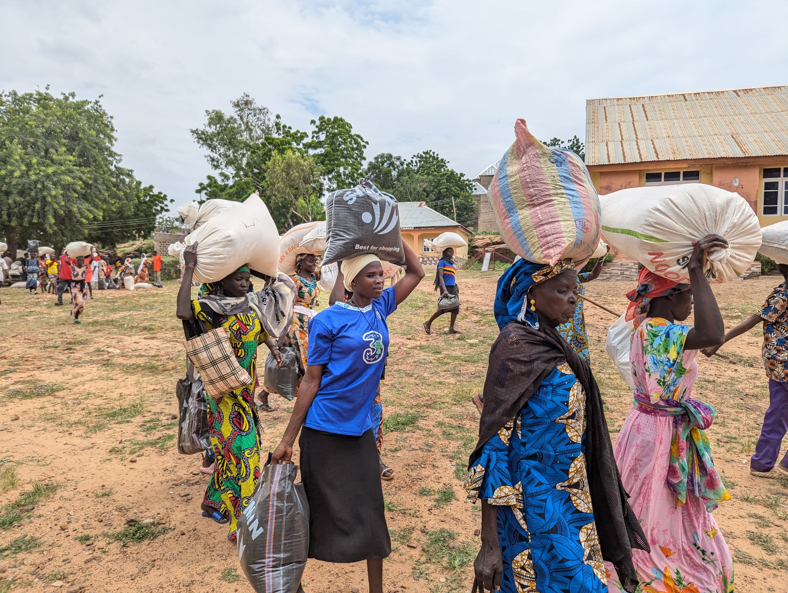 Food Relief Project for IDPs | Yola, August 2024 | She Trekked for Two Hours to Collect &quot;Garri&quot;